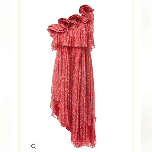 Amur Pleated One Shoulder Dress - Picture 7 of 10